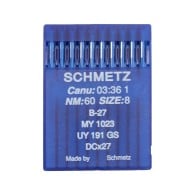 Schmetz Industrial overlock machine needles B 27,81x1, DCx21 size 60/8